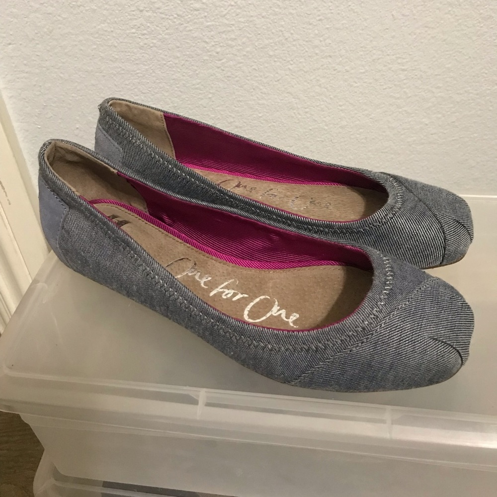 Toms Denim Ballet Flats